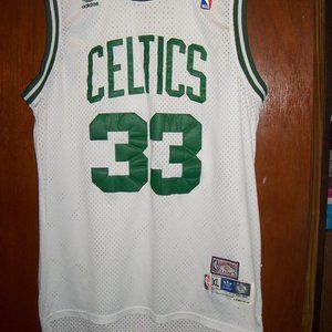 Vintage ADIDAS "Celtics Larry Bird" NBA White Jersey (Size XL) 1985-1986